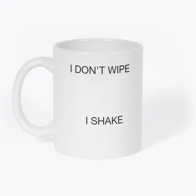 Wipe/shake design